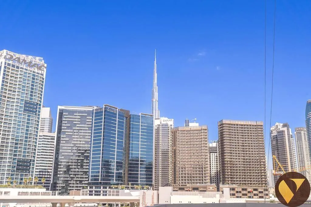 Apartamento Vogue With Big Terrace And Full Canal View, Partial Burj Khalifa View Located Business Bay, Marasi Drive - Mayfair Residence Dubai Emirados Árabes Unidos