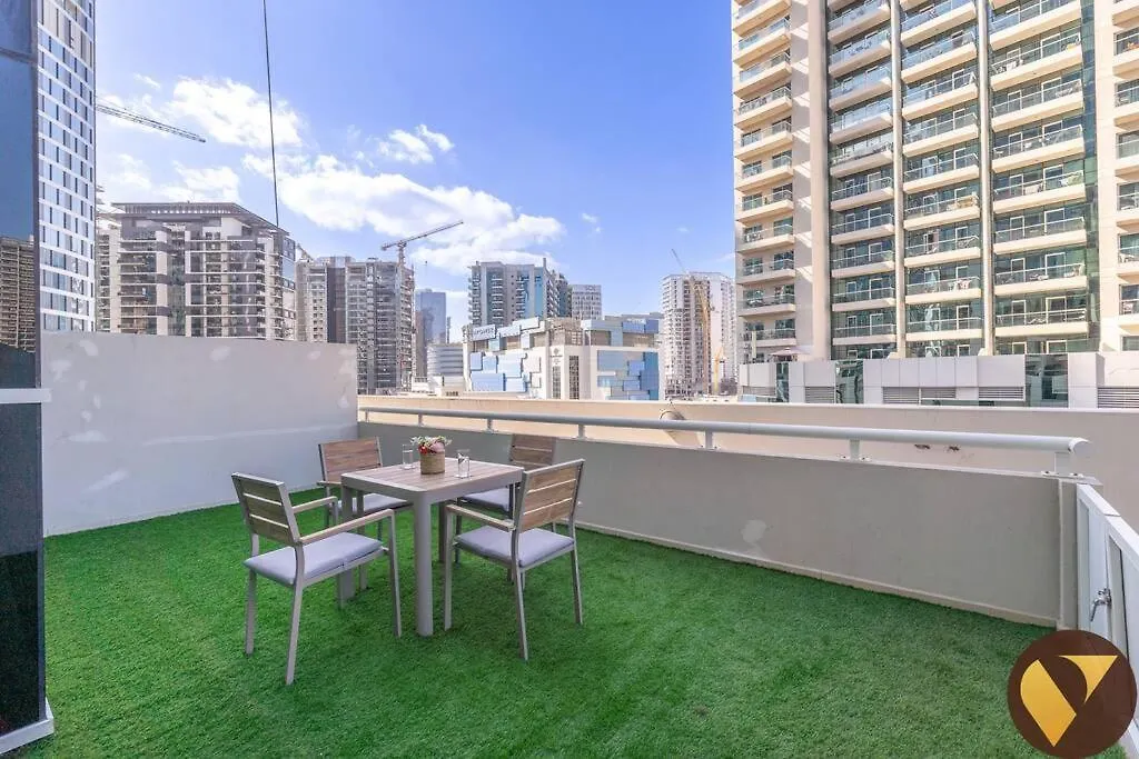 Vogue With Big Terrace And Full Canal View, Partial Burj Khalifa View Located Business Bay, Marasi Drive - Mayfair Residence Dubai United Arab Emirates