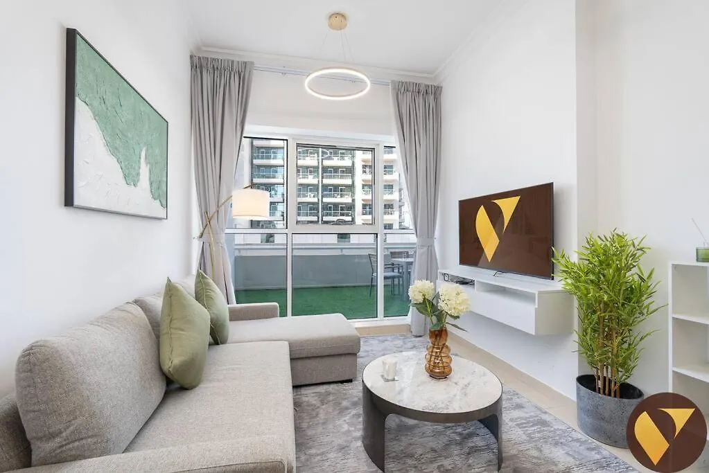 Vogue With Big Terrace And Full Canal View, Partial Burj Khalifa View Located Business Bay, Marasi Drive - Mayfair Residence Dubai